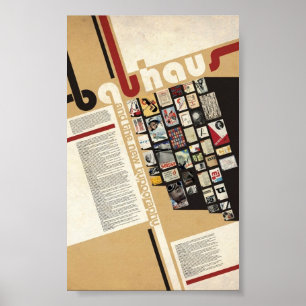 Póster Tipografía del Bauhaus
