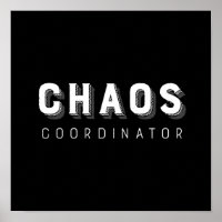 Tipografía del coordinador del caos