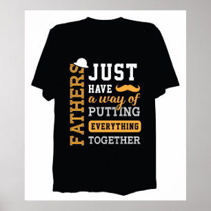 Póster Tipografía Día del Padre