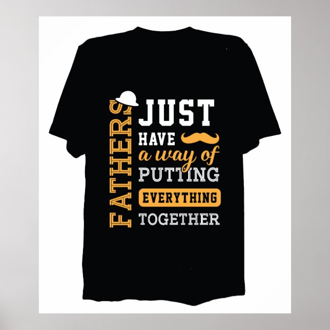 Póster Tipografía Día del Padre (Frente)