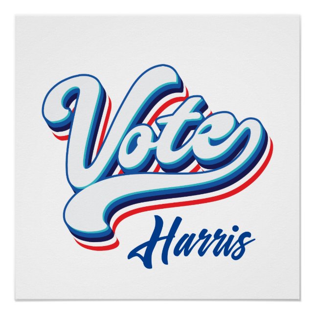 Póster Tipografía electoral de votación (Anverso)