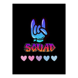 Póster Tipografía Swag Good Vibes