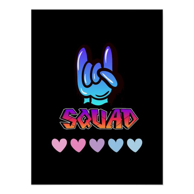 Póster Tipografía Swag Good Vibes (Anverso)