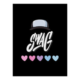 Póster Tipografía Swag Good Vibes