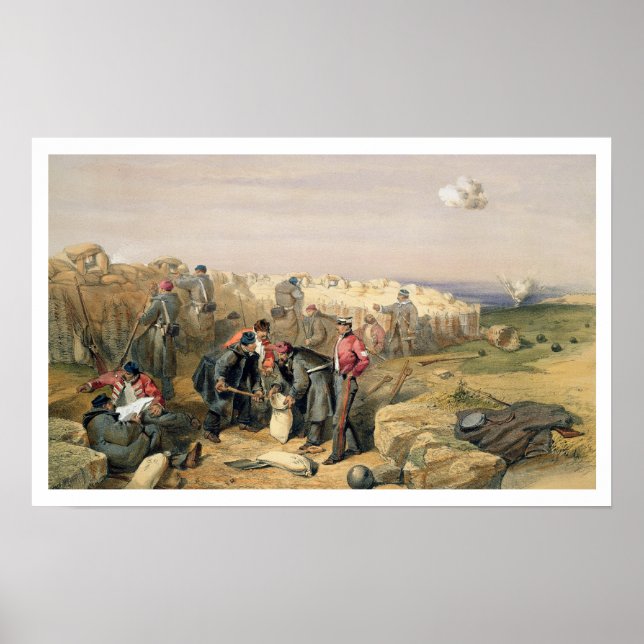 Póster Tira de rifle rusa (ahora británica), plato de 'Th (Frente)