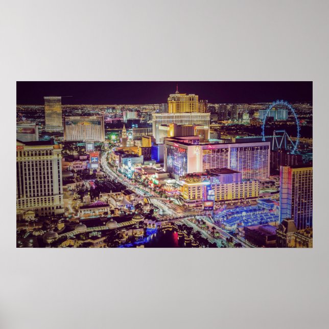 Póster Tira estilizada de Las Vegas (Frente)
