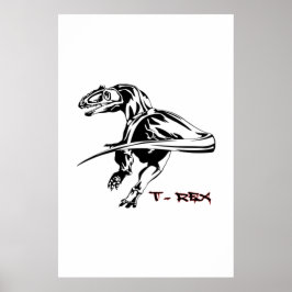 Póster Tirannosauro rex Dinosaur
