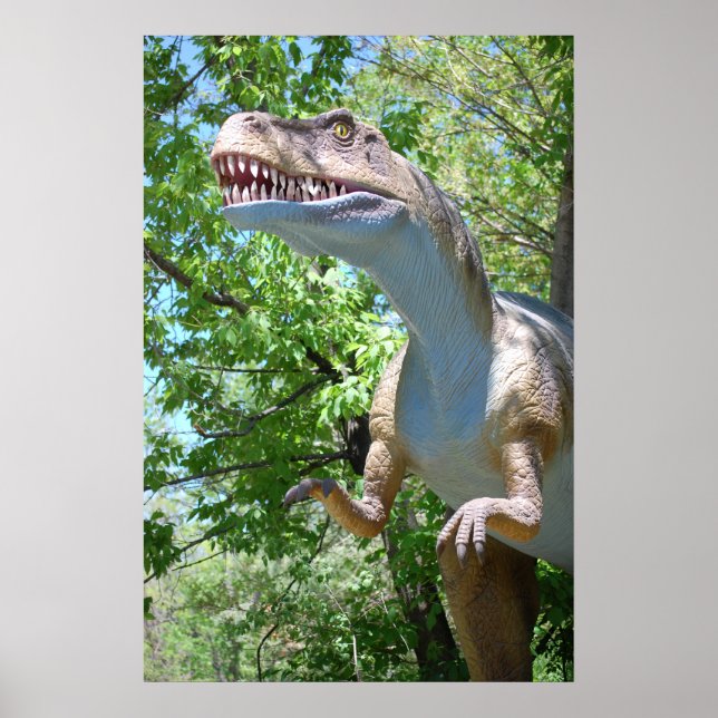 Póster Tirannosauro T-Rex Dinosaurio (Frente)