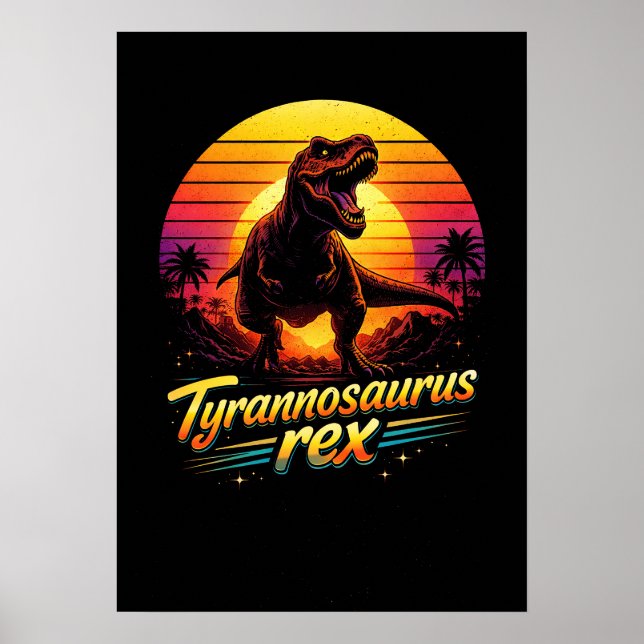 Póster Tiranosaurio Rex (Frente)