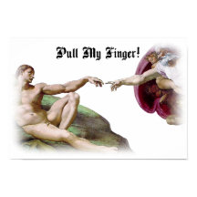 Tire del humor del peinado del dedo