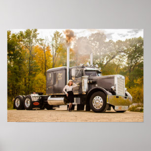 Póster Tire el poster de Smokin Peterbilt de la primera
