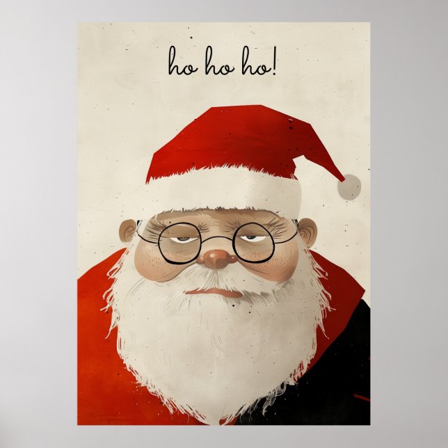 Póster Tired Santa (Frente)