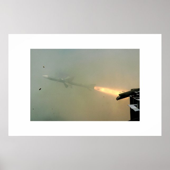 Póster tiro de misiles (Frente)
