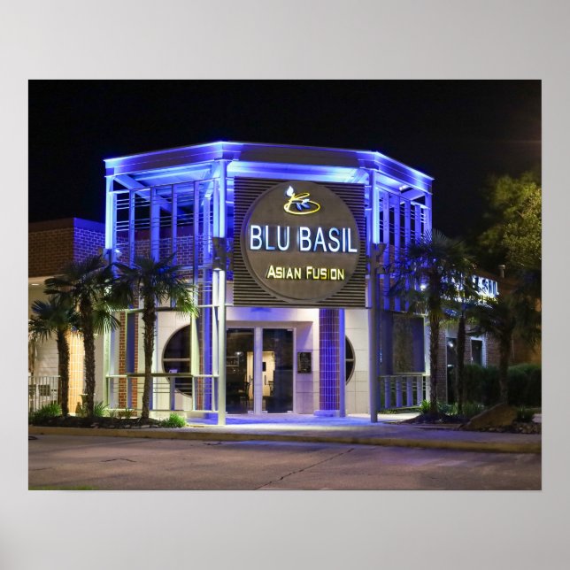 Póster Tiro nocturno de Blu Basil (Frente)