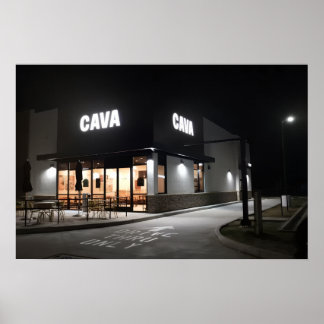 Póster Tiro nocturno de Cava