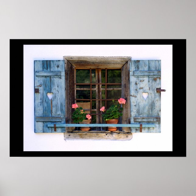 Póster Tirol - finesta (Frente)