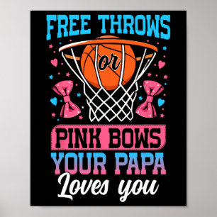 Póster Tiros Libres O Lazos Rosas Tu Papá Te Ama Gende