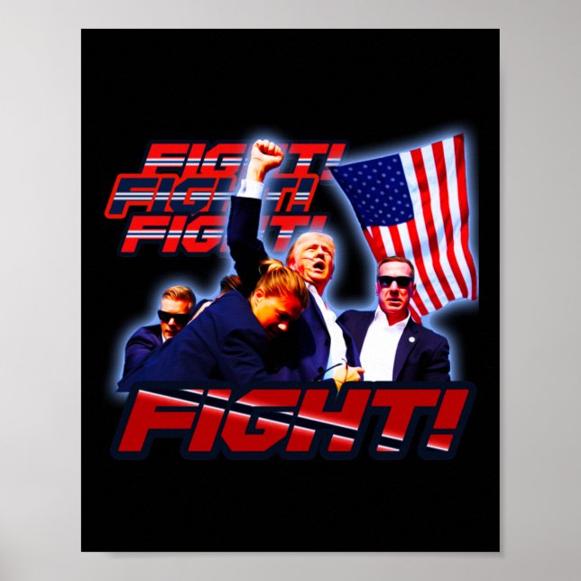 Póster Tiroteo 13 de julio de 2024 (Frente)