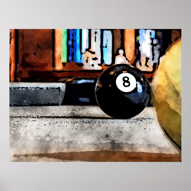 Póster Tiroteo Para La Octava Pelota (Frente)