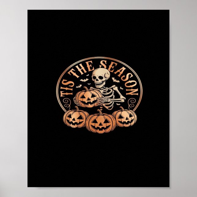 Póster Tis Season Snowmobile Red Plaid (Frente)