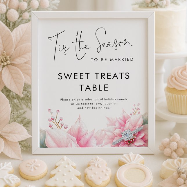 Póster Tis the season Sweet Treats Table Bridal Shower (Subido por el creador)