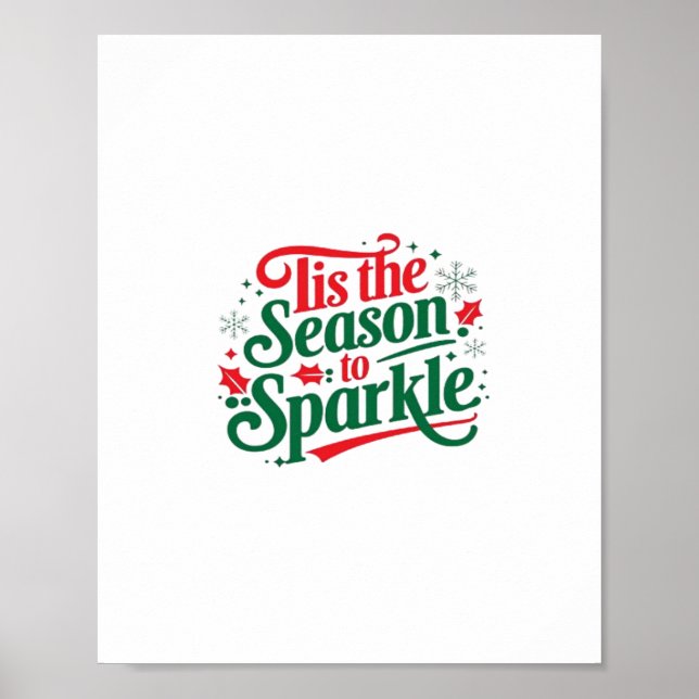 Póster Tis The Season To Sparkle (Frente)