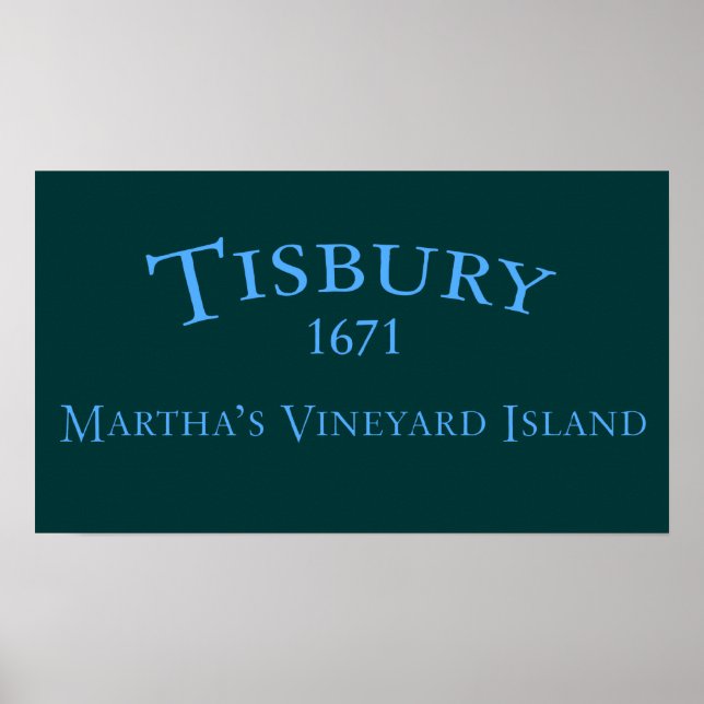 Póster Tisbury Incorporated 1671 Poster (Frente)