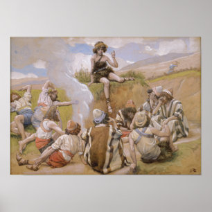 Póster Tissot - José revela su sueño a sus hermanos
