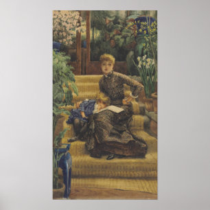 Póster Tissot - La Soeur Ainee (La Hermana Mayor)