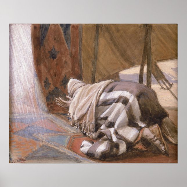 Póster Tissot - Las promesas de Dios a Abraham 1896 (Frente)