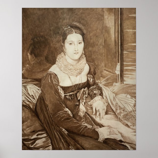 Póster Tissot - Mme Senonnes (Frente)