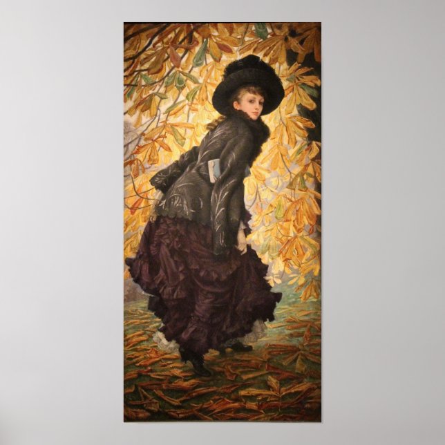 Póster Tissot - Octubre (Frente)