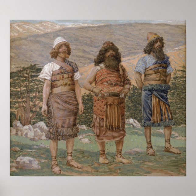 Póster Tissot - Sem, Cam y Jafet 1896 (Frente)