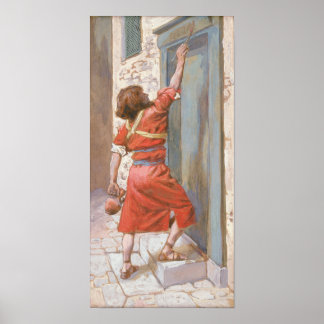 Póster Tissot - The Signs On The Door Poster