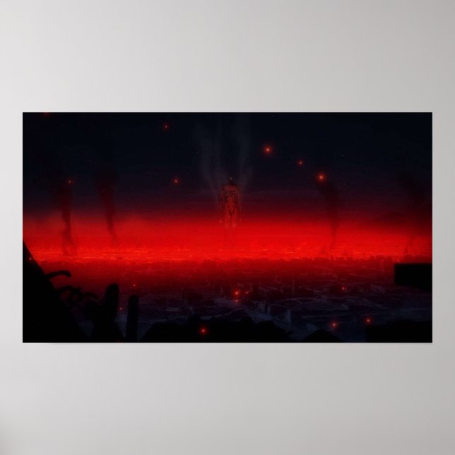 Póster Titan colosal Armin (Frente)