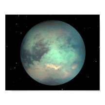 Titán de la luna del planeta Saturno