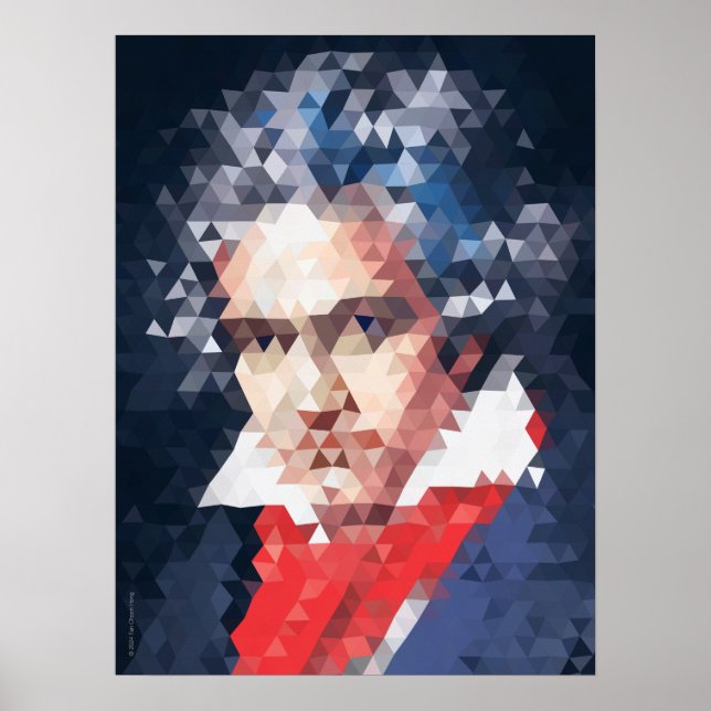 Póster Titanes de la música: Beethoven Poster (polos bajo (Frente)