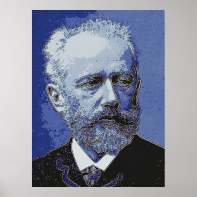 Póster Titanes de la música: Tchaikovsky (Frente)
