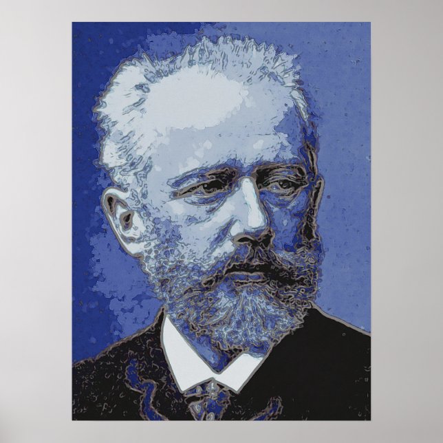 Póster Titanes de la música: Tchaikovsky (Frente)