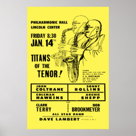 Póster Titanes de Tenor en el Lincoln Center