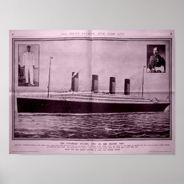 Póster Titanic (Frente)