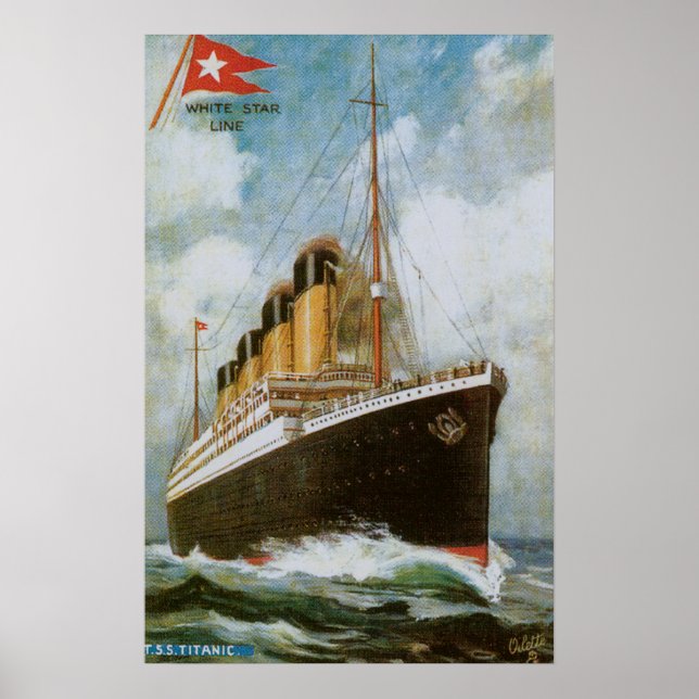 Póster Titanic at Sea (w/o border) (Frente)