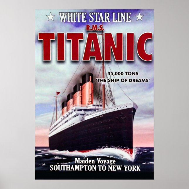 Póster TITANIC ... el barco de los sueños (Frente)