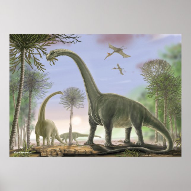 Póster Titanosaur Argentinosauro (Frente)