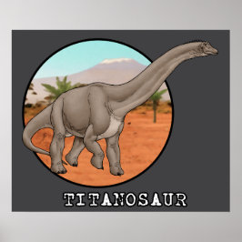 Póster Titanosaurio
