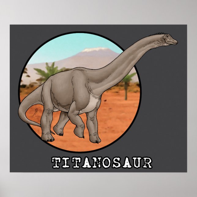 Póster Titanosaurio (Frente)