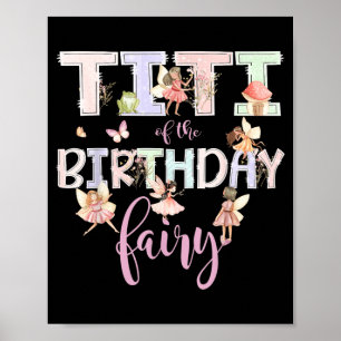 Póster Titi de la Hada de Cumpleaños Cumpleaños Mágico de