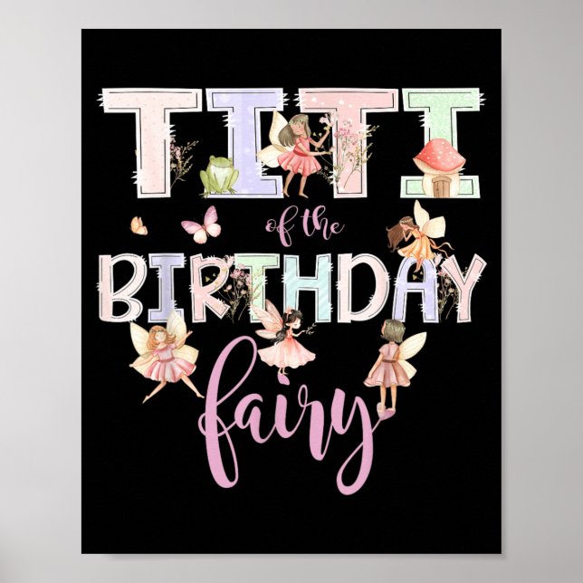 Póster Titi de la Hada de Cumpleaños Cumpleaños Mágico de (Frente)