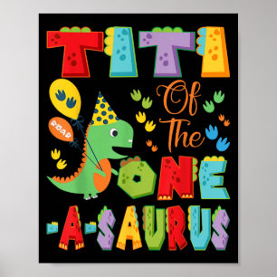 Póster Titi Del Dinosaurio De Un Sauro