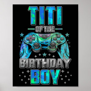 Póster Titi Del Nacimiento Del Niño Que Coincide Con El N